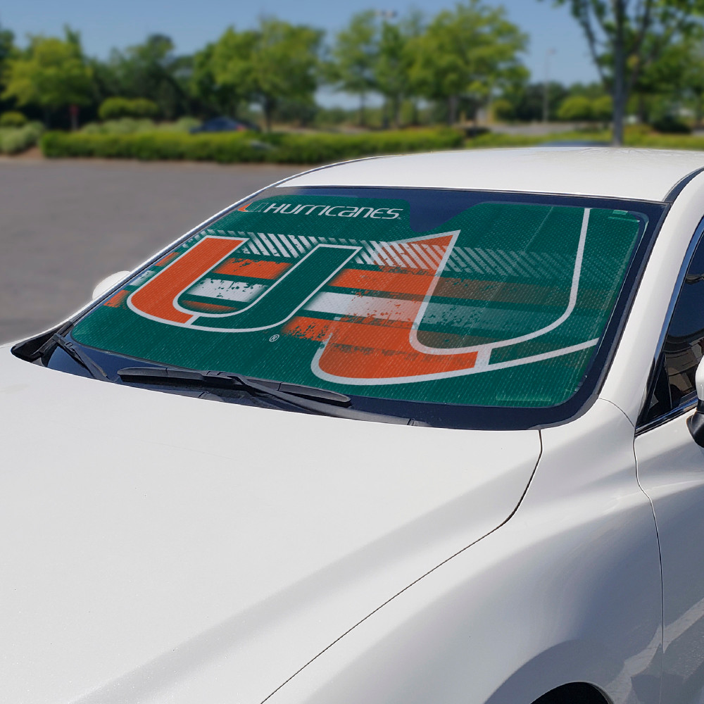 Miami Hurricanes Auto Shade | Fanmats |60014