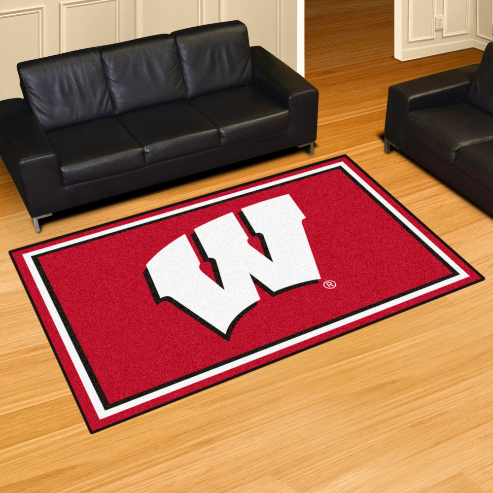 Wisconsin Badgers Area Rug 5' x 8' | Fanmats | 20316