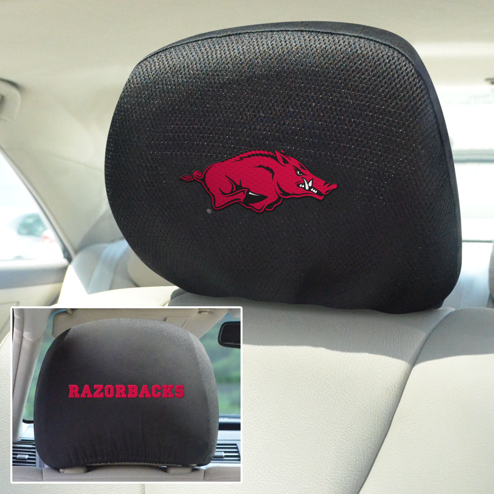 Arkansas Razorbacks Car Seat Headrest Cover