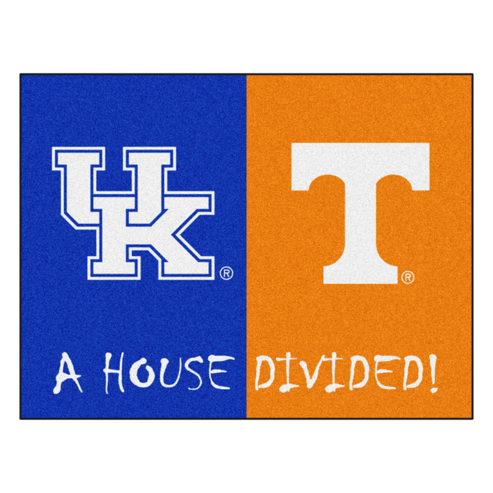 Kentucky Wildcats / Tennessee Volunteers House Divided Mat | Fanmats | 15584