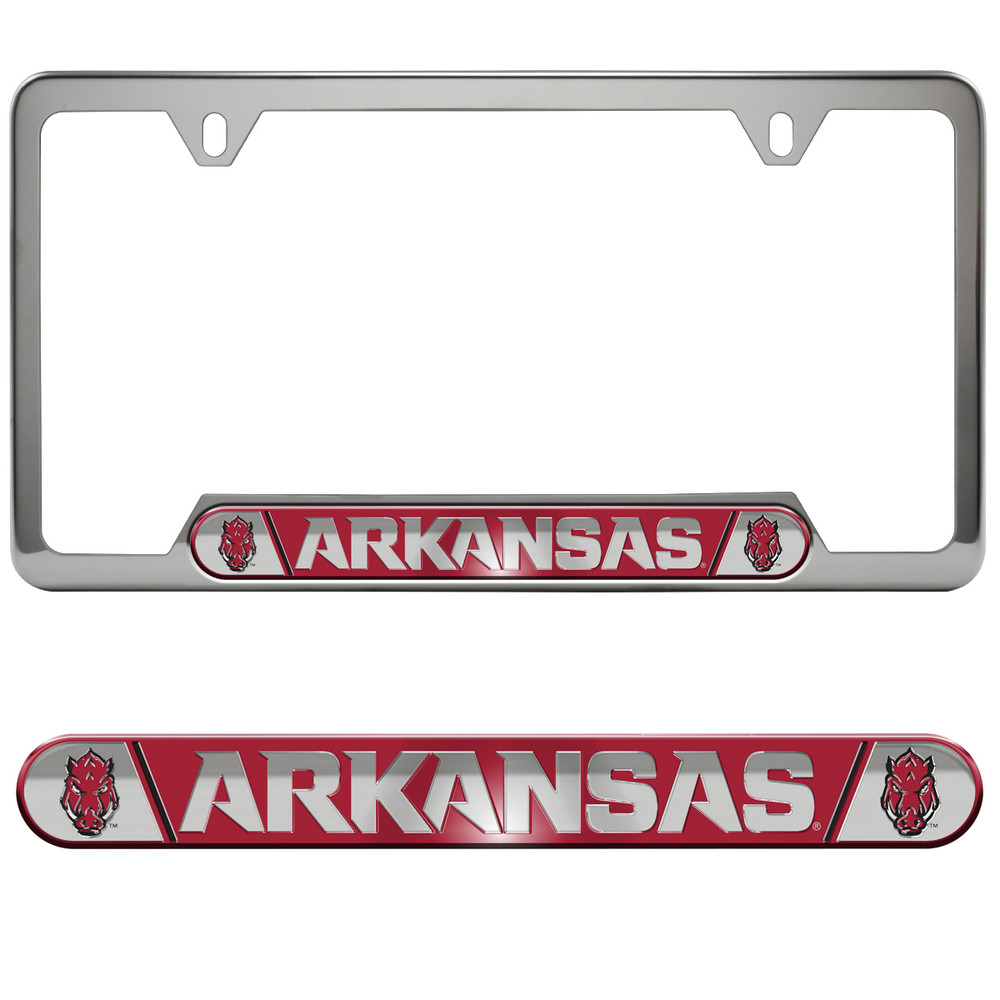 Arkansas Razorbacks Embossed License Plate Frame | Fanmats | 61975