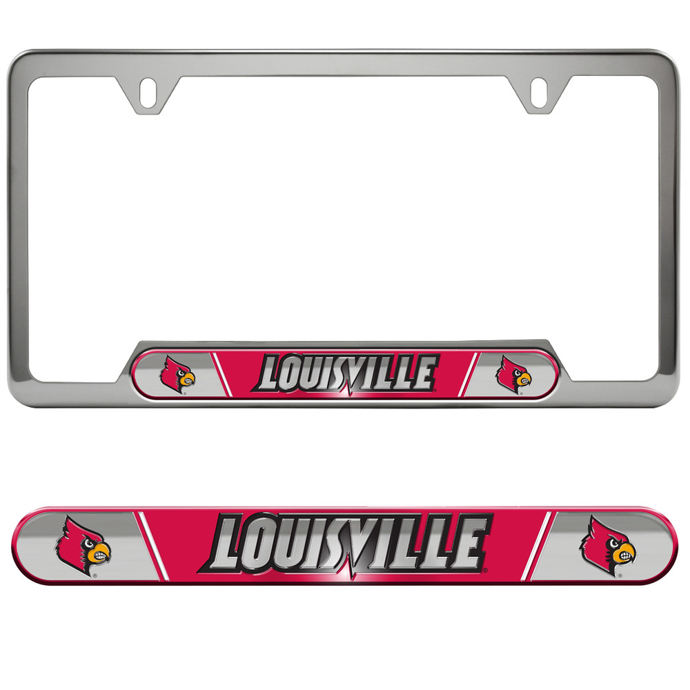 Louisville Cardinals Embossed License Plate Frame | Fanmats | 61984