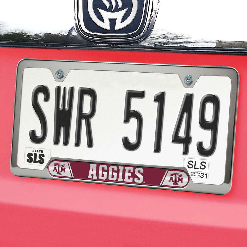 Texas A&M Aggies Embossed License Plate Frame | Fanmats | 63368