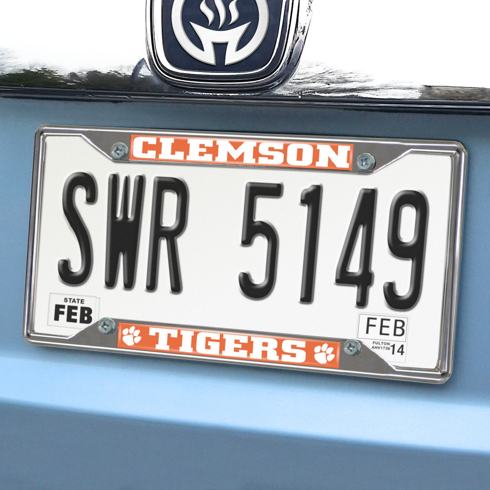 Clemson Tigers License Plate Frame | Fanmats | 14850