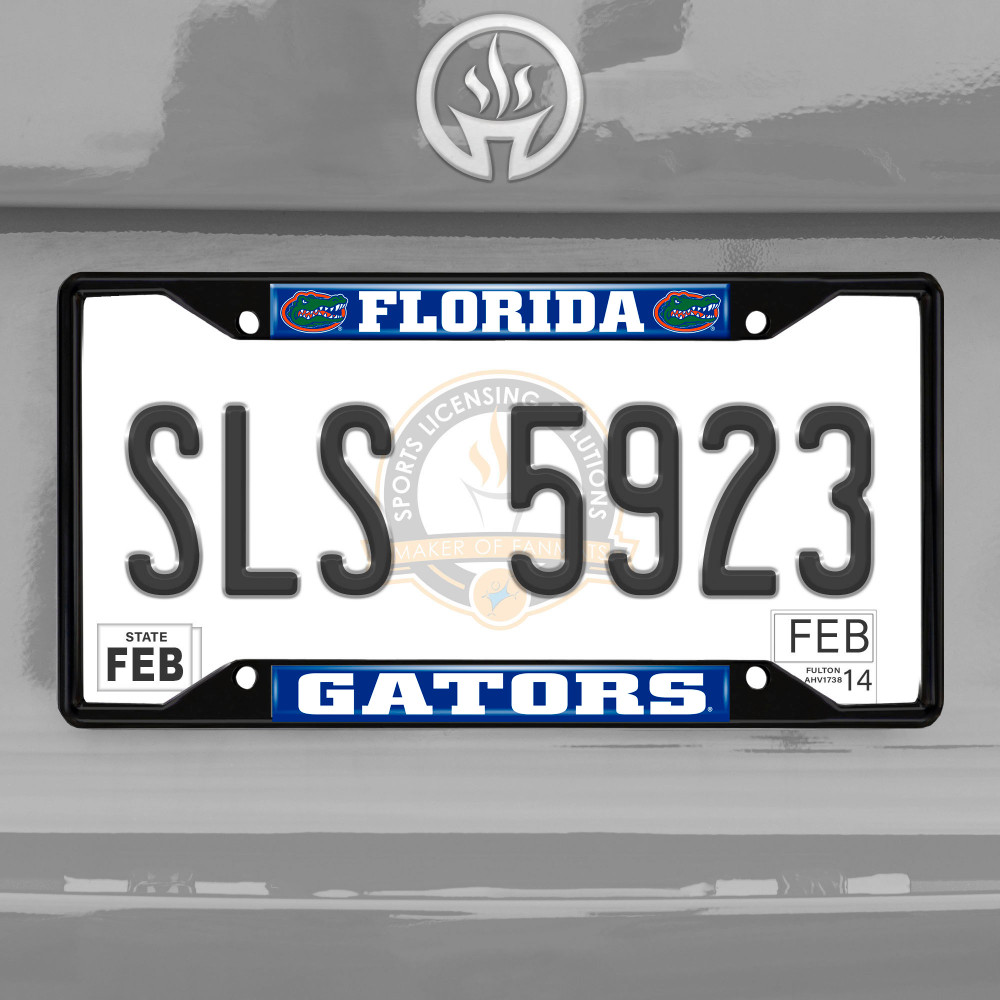Florida Gators License Plate Frame - Black | Fanmats | 31248