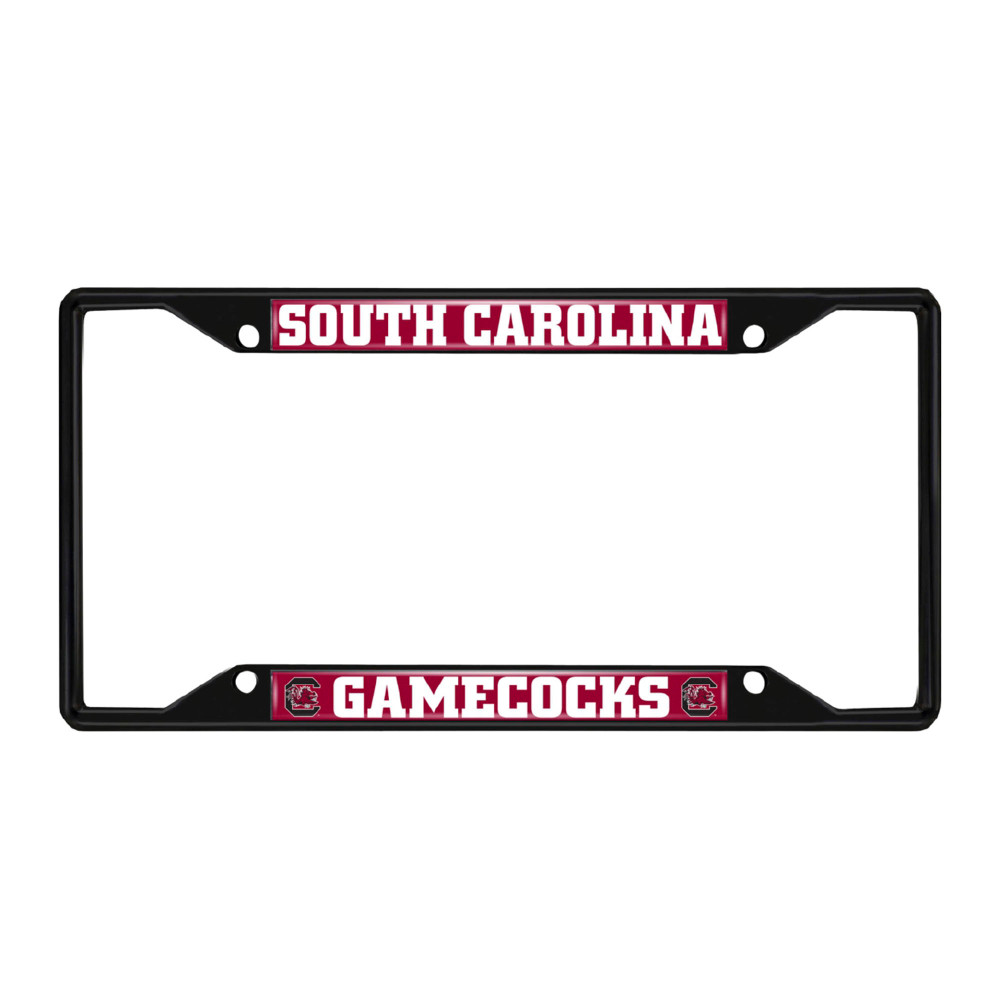 South Carolina Gamecocks License Plate Frame - Black | Fanmats | 31280