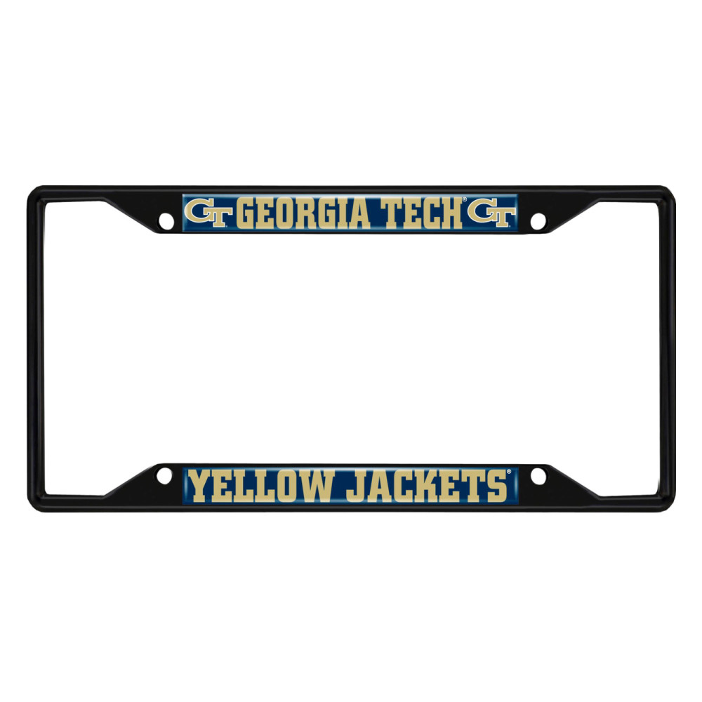 Georgia Tech Yellow Jackets License Plate Frame - Black | Fanmats | 31251