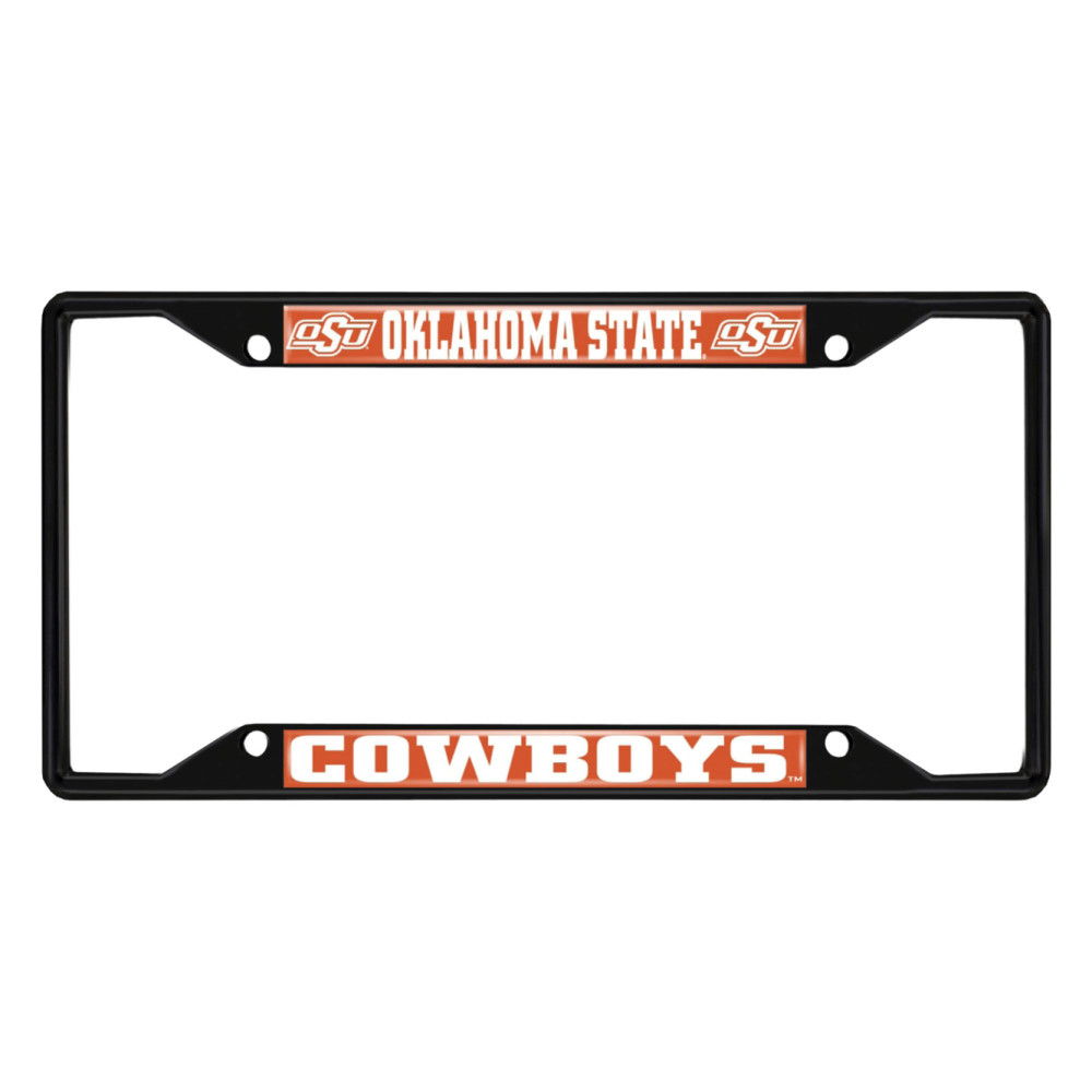 Oklahoma State Cowboys License Plate Frame - Black | Fanmats | 31274