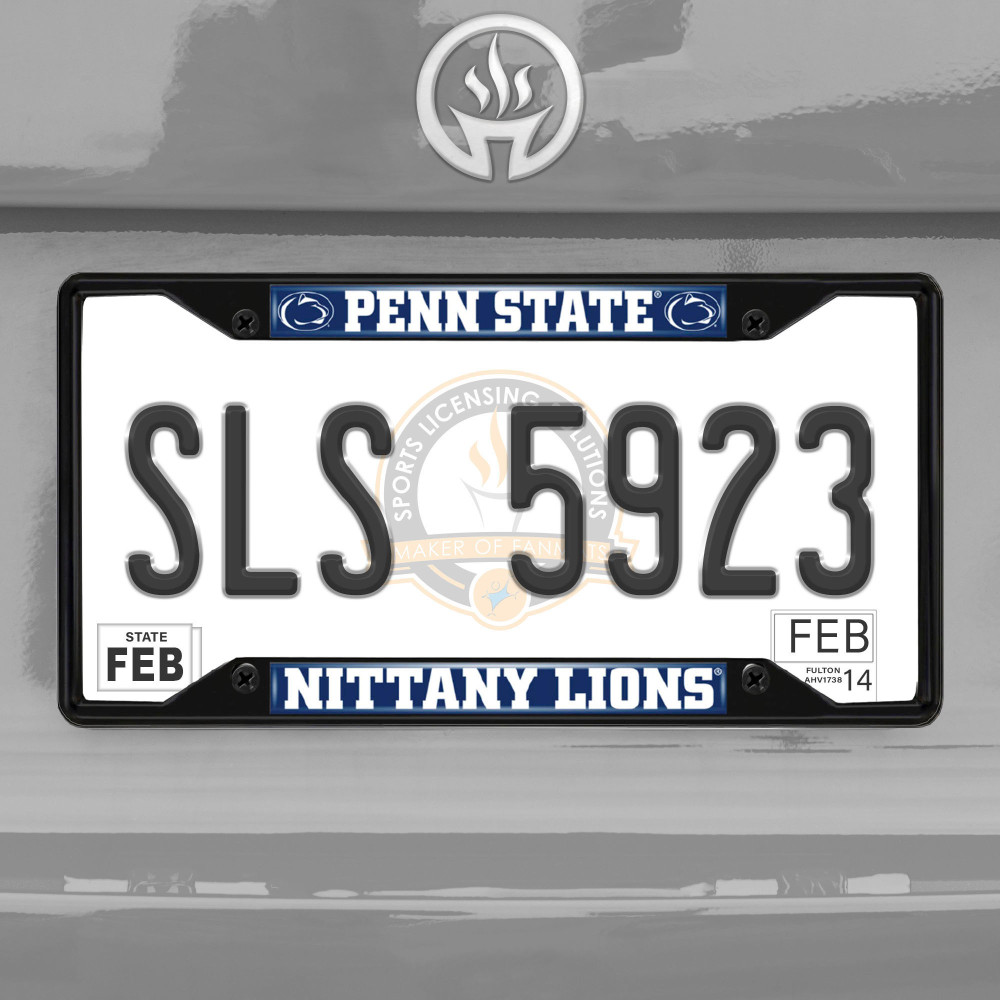 Penn State Nittany Lions License Plate Frame - Black | Fanmats | 31278