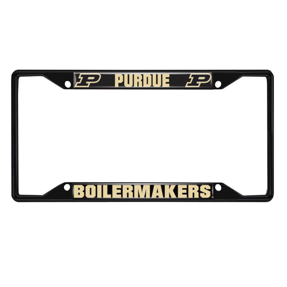 Purdue Boilermakers License Plate Frame - Black | Fanmats | 31279