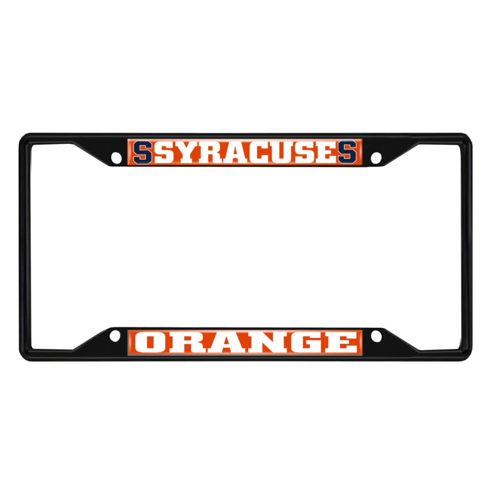 Syracuse Orange License Plate Frame - Black | Fanmats | 31282