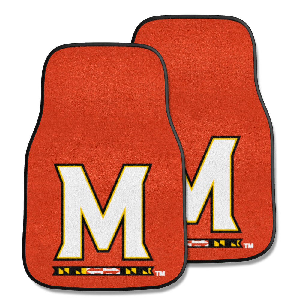 Maryland Terrapins 2 Piece Carpet Car Mat Set | Fanmats | 5454