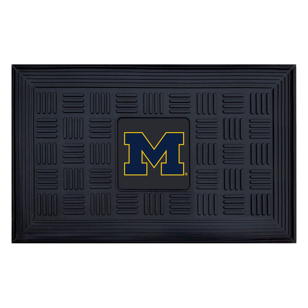 Michigan Wolverines Medallion Door Mat | Fanmats | 11365