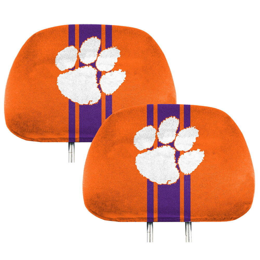 Clemson Tigers Printed Headrest Cover | Fanmats | 62042