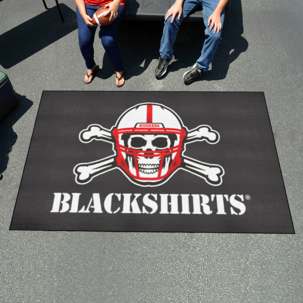 Nebraska Huskers Tailgate Mat Blackshirts | Fanmats | 20706