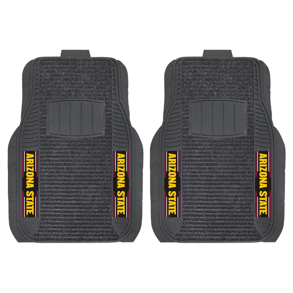 Arizona State Sun Devils 2 Piece Deluxe Car Mat Set | Fanmats | 20533