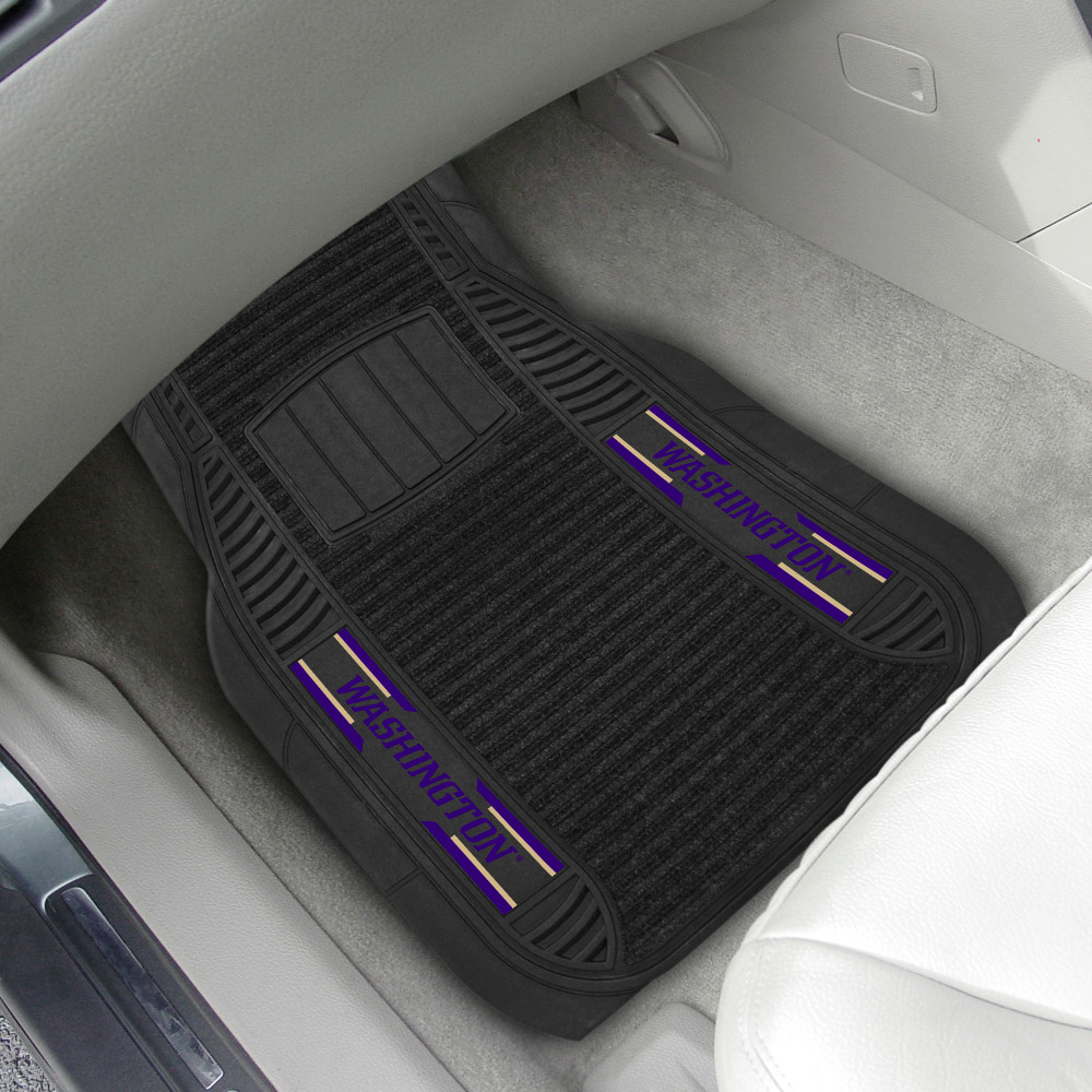 Washington Huskies 2 Piece Deluxe Car Mat Set | Fanmats | 15654