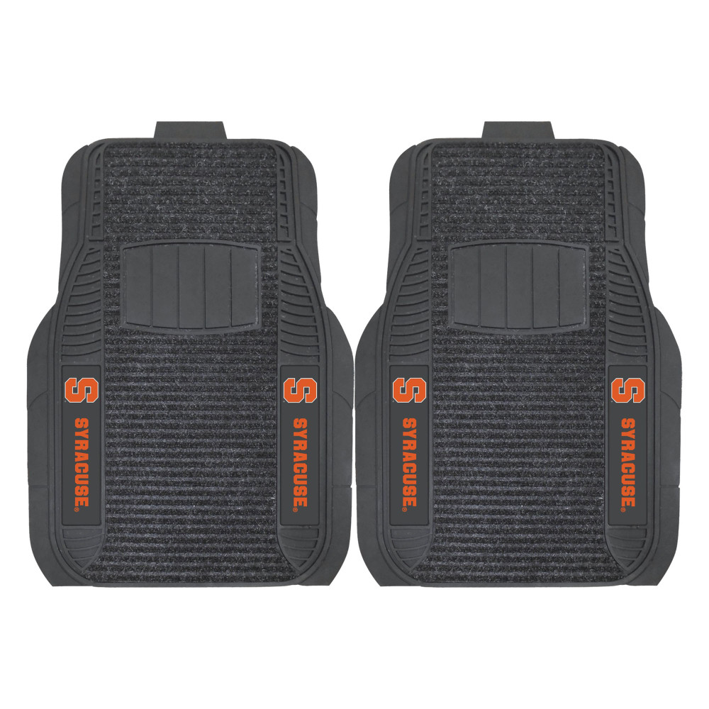 Syracuse Orange 2 Piece Deluxe Car Mat Set | Fanmats | 14725