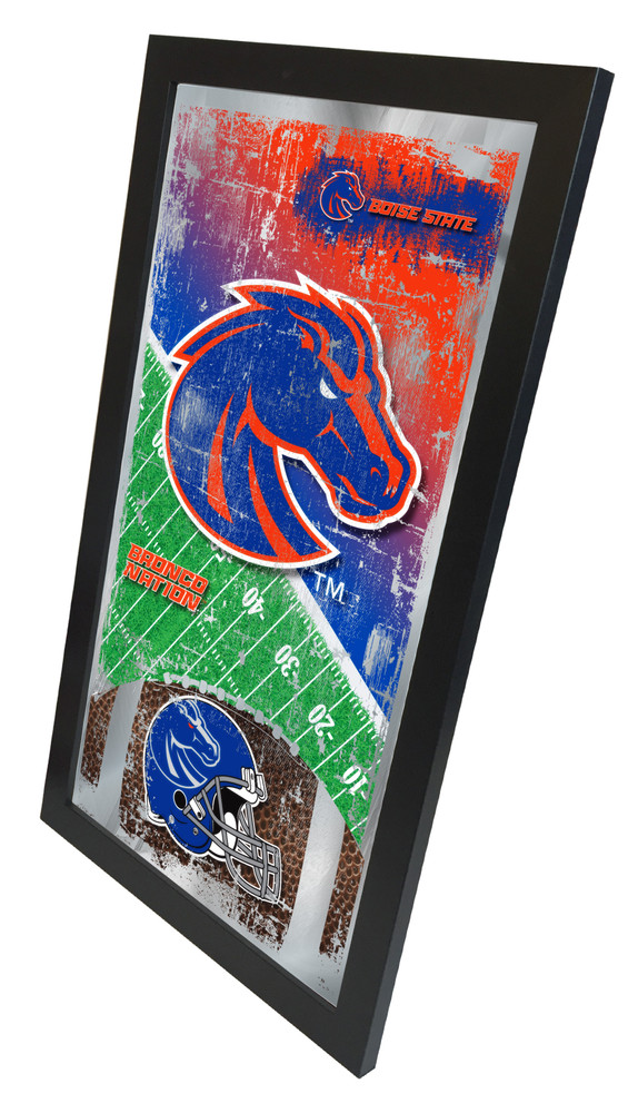 Boise State Broncos Football Wall Mirror | Holland Bar Stool Co. | MFtblBoiseS