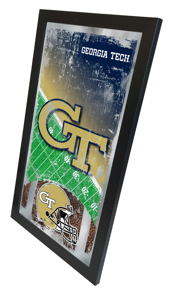 Georgia Tech Yellow Jackets Football Wall Mirror | Holland Bar Stool Co. | MFtblGATech