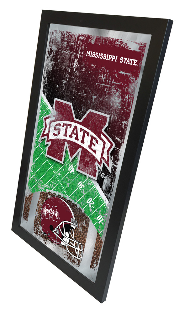 Mississippi State Bulldogs Football Wall Mirror | Holland Bar Stool Co. | MFtblMssStU