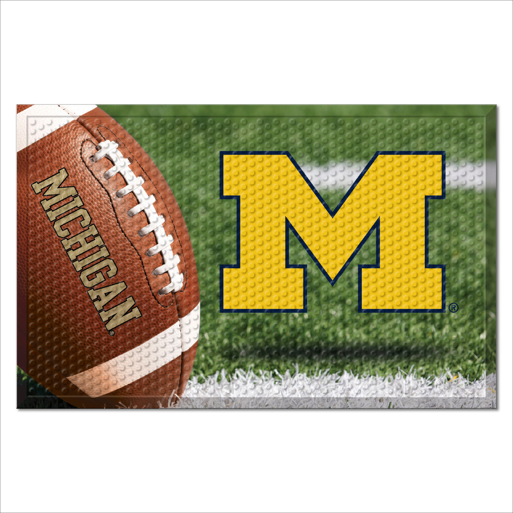 Michigan Wolverines Scraper Mat | Fanmats | 19220