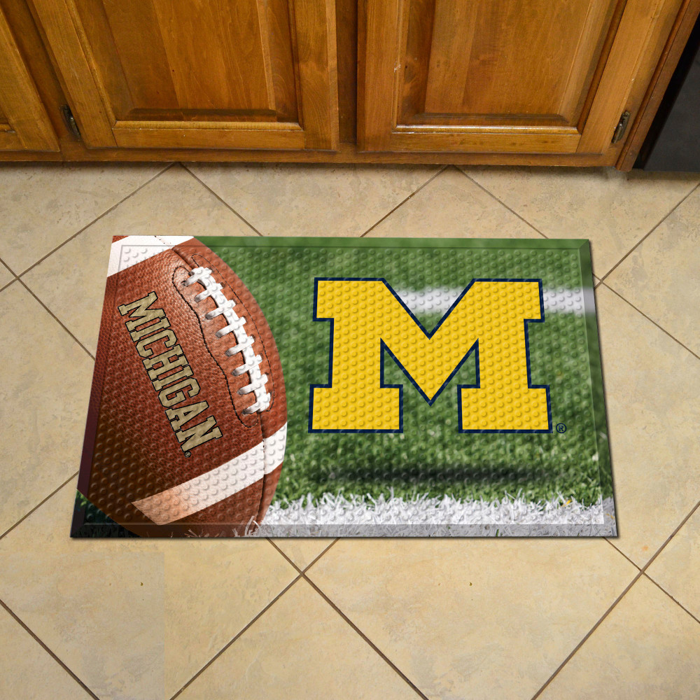 Michigan Wolverines Scraper Mat | Fanmats | 19220