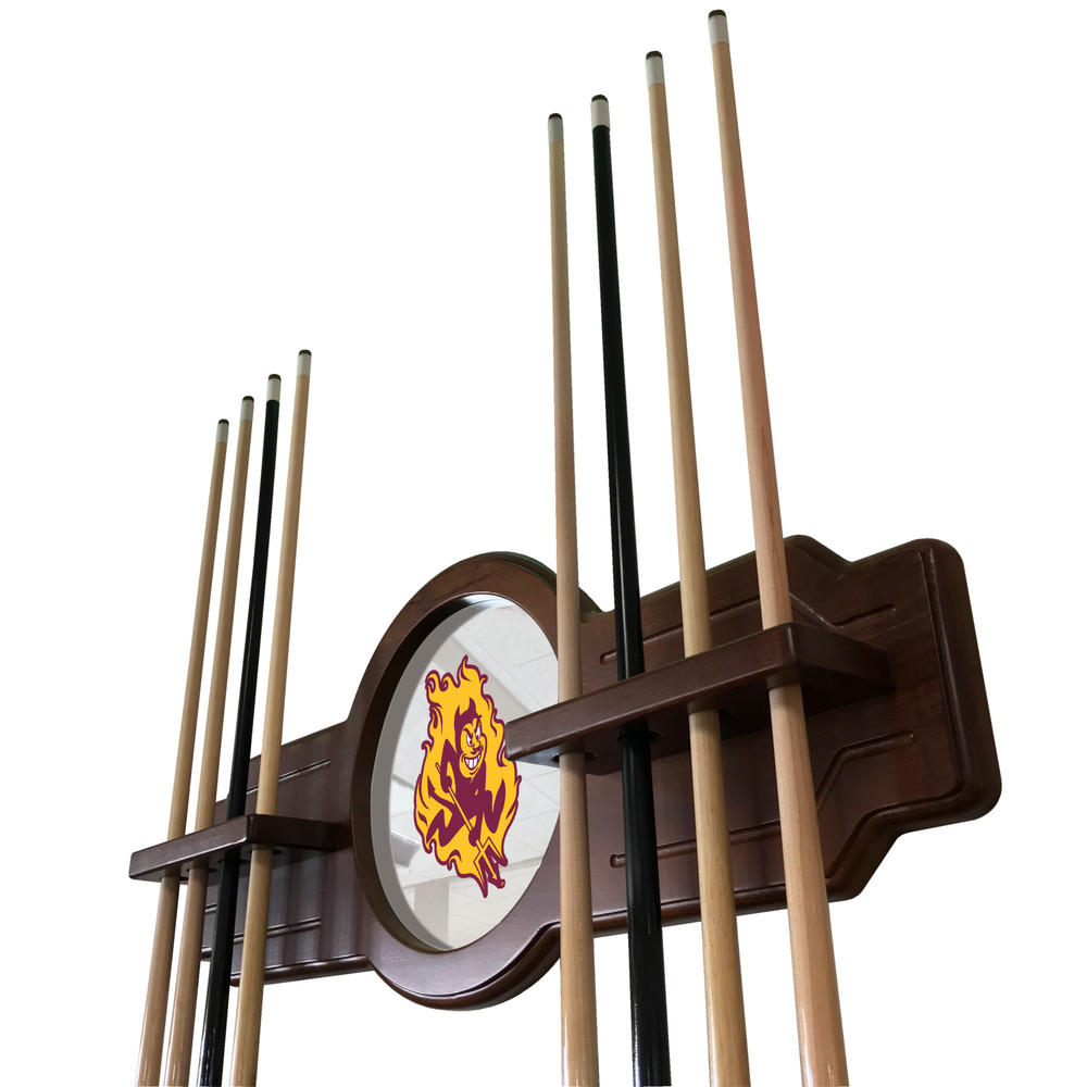 Arizona State Sun Devils Solid Wood Cue Rack | Holland Bar Stool Co. | CueChrdArizSt-S