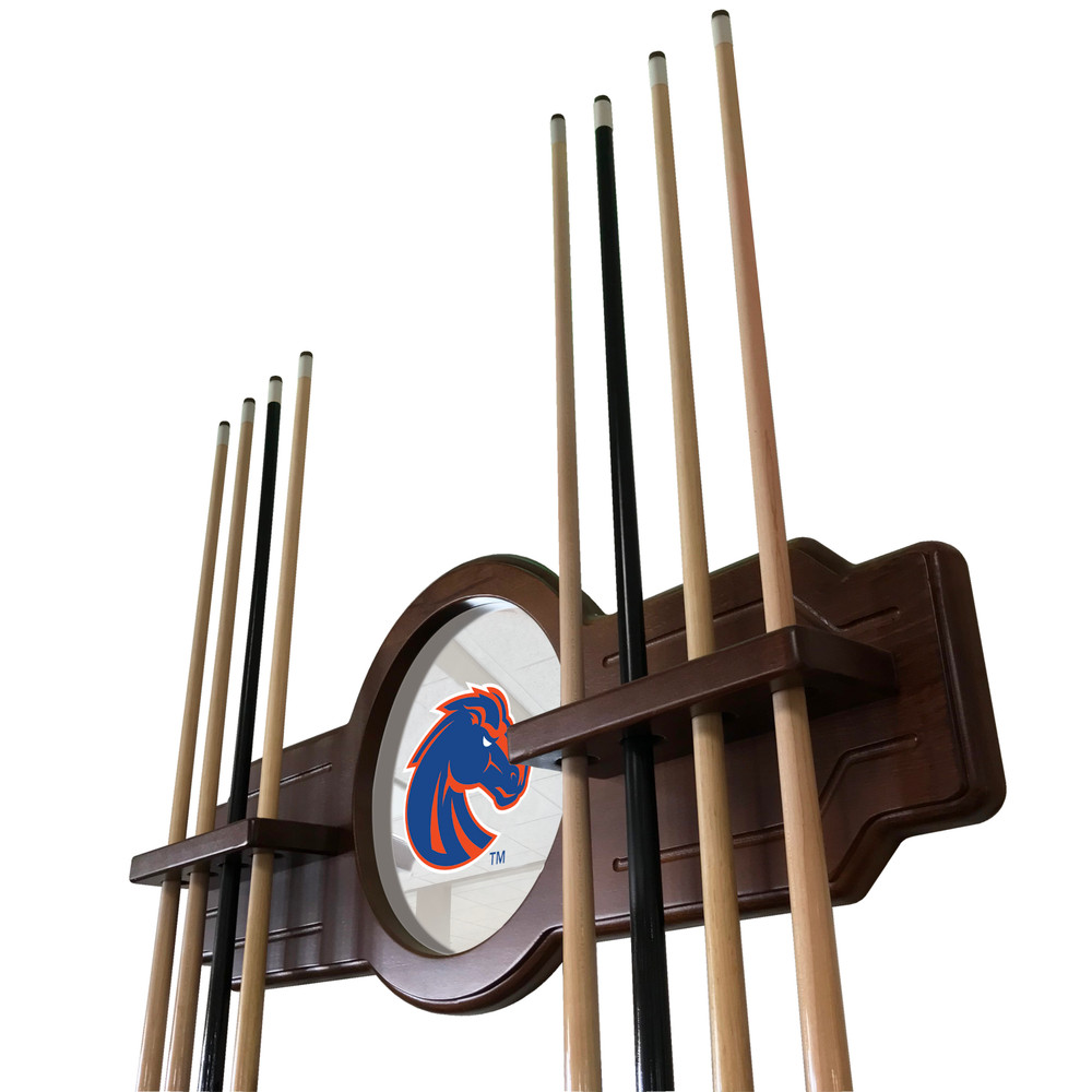 Boise State Broncos Solid Wood Cue Rack | Holland Bar Stool Co. | CueChrdBoiseS