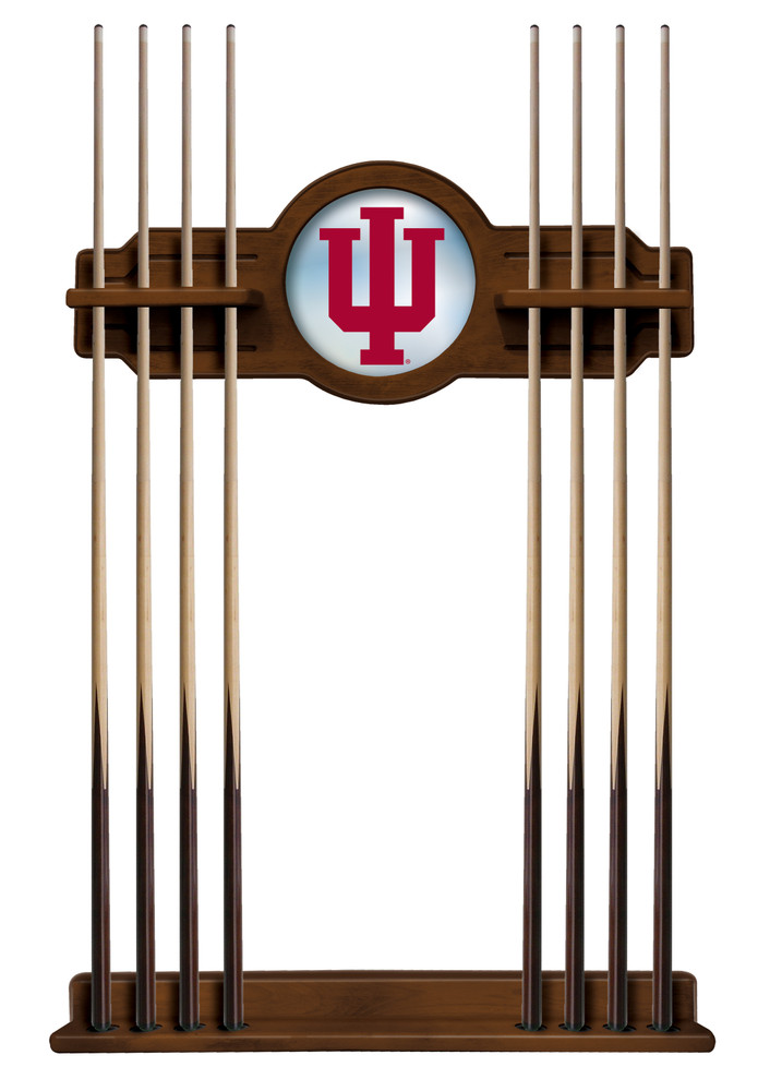 Indiana Hoosiers Solid Wood Cue Rack | Holland Bar Stool Co. | CueChrdIndnaU