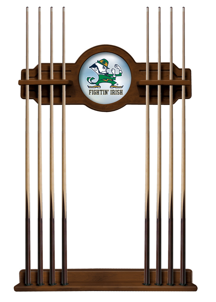 Notre Dame Fighting Irish Solid Wood Cue Rack | Holland Bar Stool Co. | CueChrdND-Lep