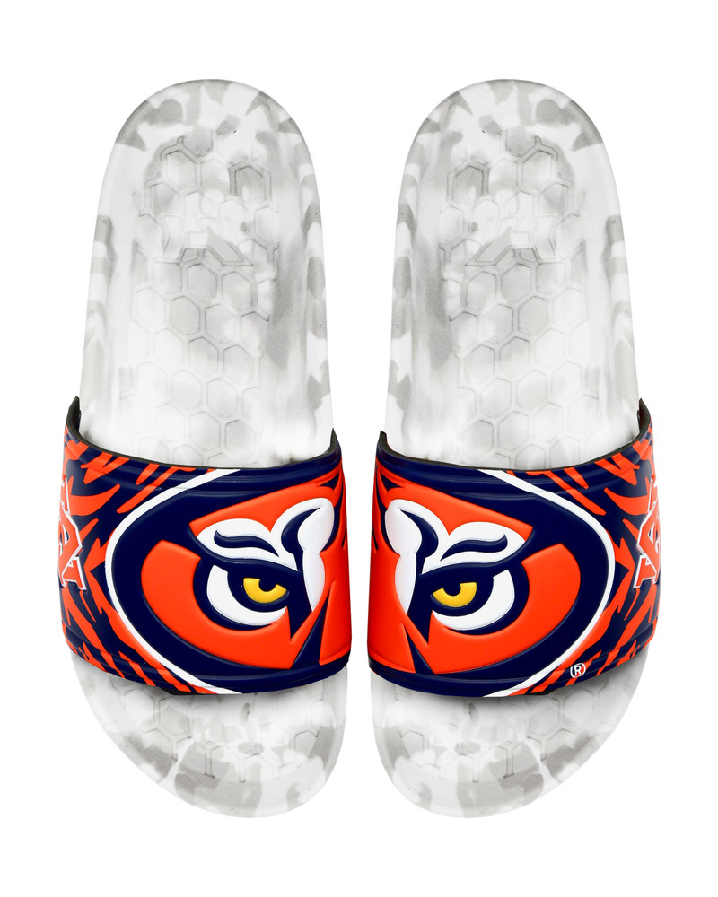 Auburn Tigers Slydr Slide Sandals | Hype Co. |HCPRO.WHT.AUB