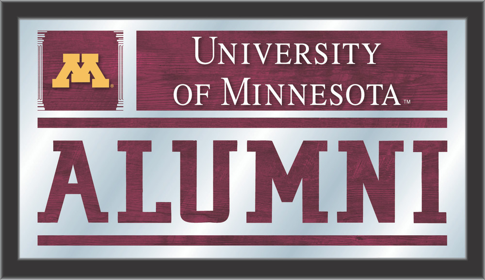 Minnesota Golden Gophers Alumni Wall Mirror | Holland Bar Stool Co. | MAlumMinnUn