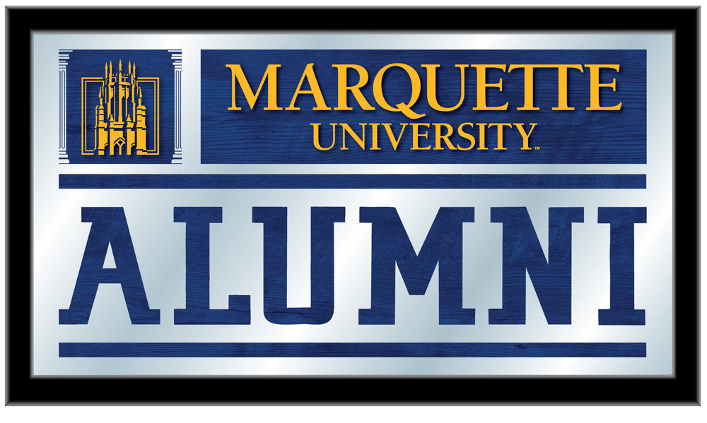 Marquette Golden Gophers Alumni Wall Mirror | Holland Bar Stool Co. | MAlumMrqtte