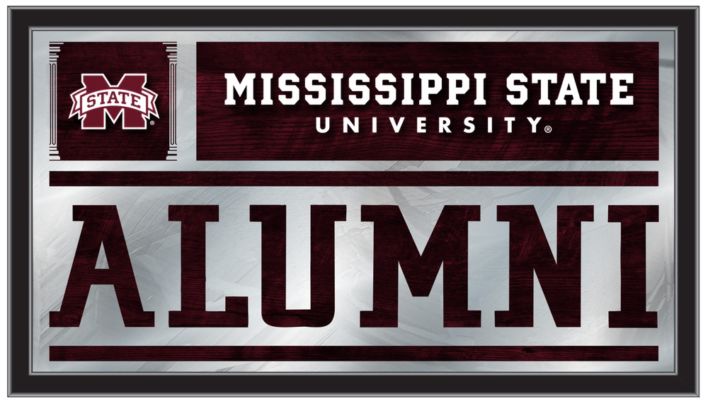 Mississippi State Bulldogs Alumni Wall Mirror | Holland Bar Stool Co. | MAlumMssStU