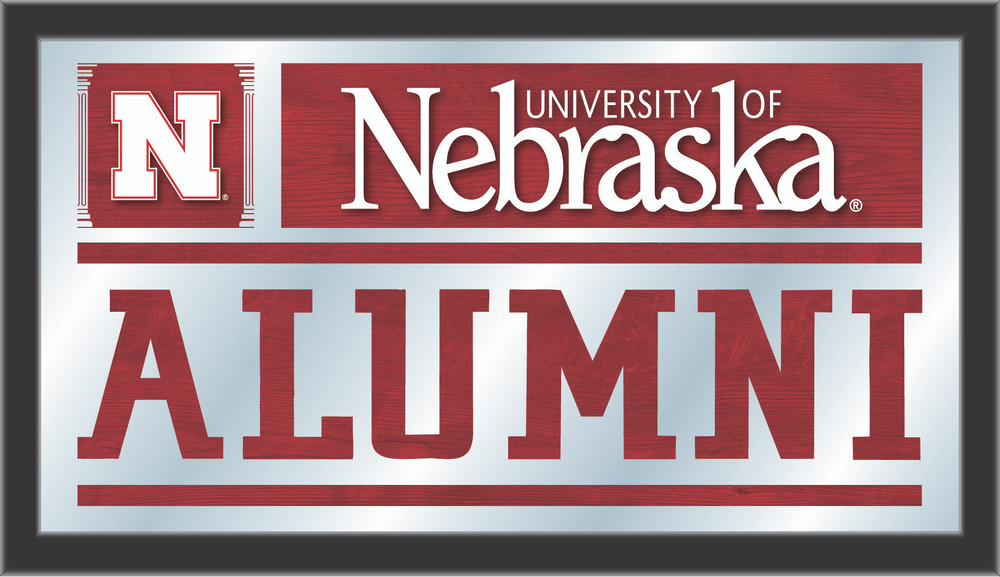 Nebraska Huskers Alumni Wall Mirror | Holland Bar Stool Co. | MAlumNebrUn