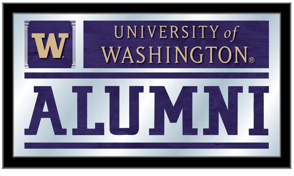 Washington Huskies Alumni Wall Mirror | Holland Bar Stool Co. | MAlumWashUn