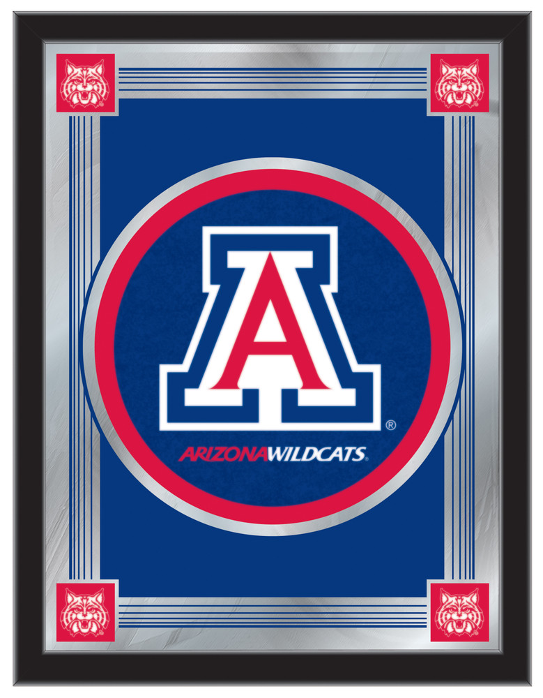 Arizona Wildcats Logo Wall Mirror | Holland Bar Stool Co. | MLogoArizUn