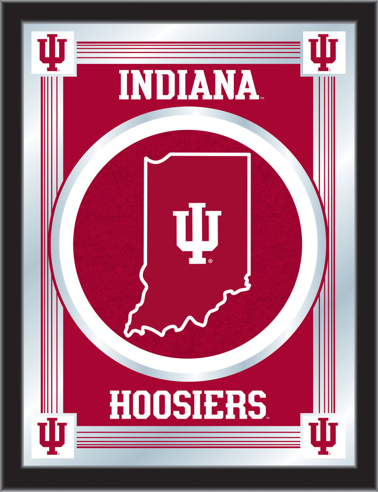 Indiana Hoosiers Logo Wall Mirror | Holland Bar Stool Co. | MLogoIndnaU