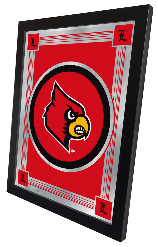 Louisville Cardinals Logo Wall Mirror | Holland Bar Stool Co. | MLogoLville