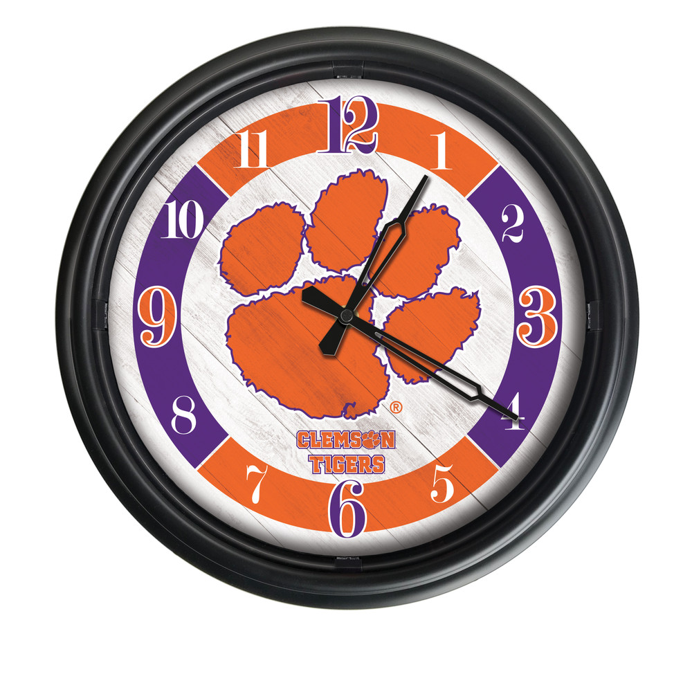 Clemson Tigers Double Neon Logo | Holland Bar Stool Co. | ODClk14BK-08Clmson