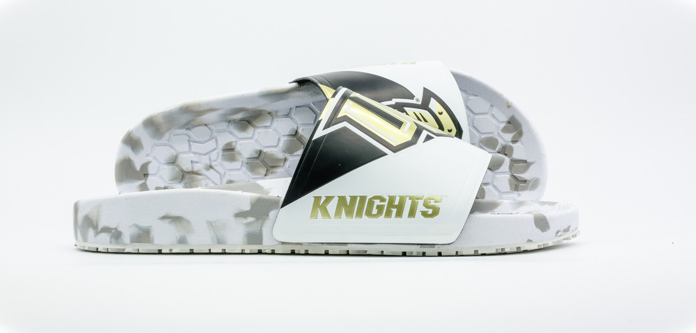 UCF Knights Slydr Slide Sandals | Hype Co. |HCPRO.WHT.UCF