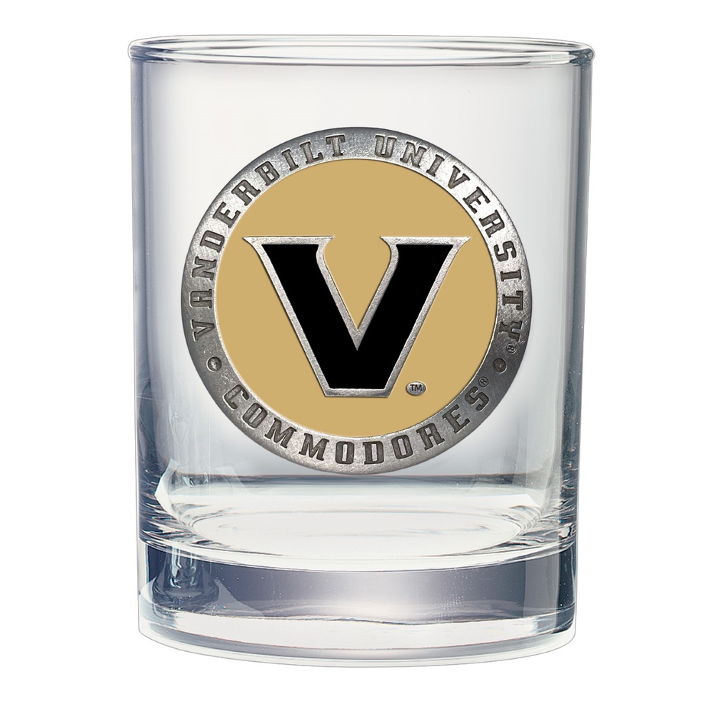Vanderbilt Commodores Cocktail Glasses | Heritage Pewter | DOF10585EK