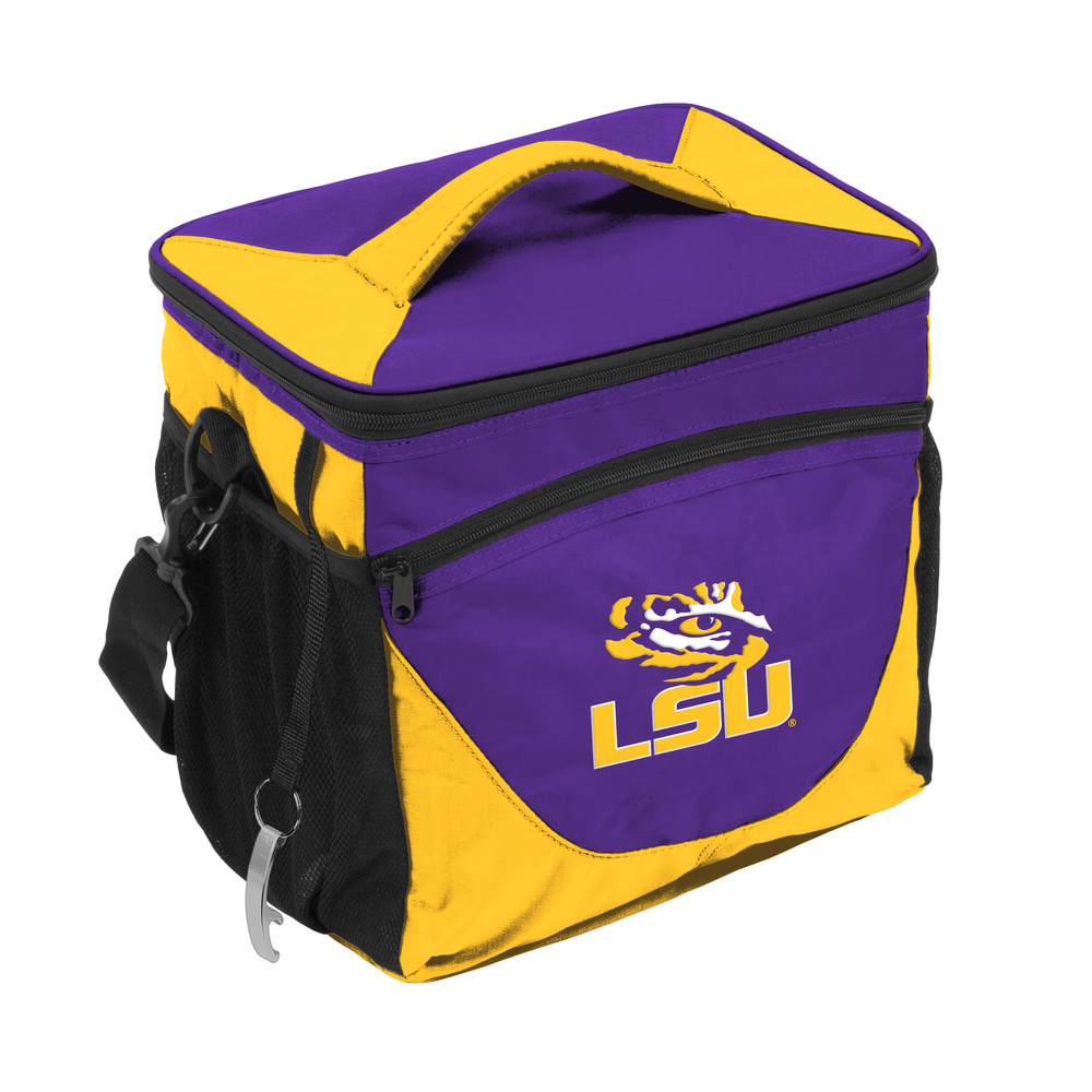 LSU Tigers 24 Can Cooler | Logo Brands | 162-63