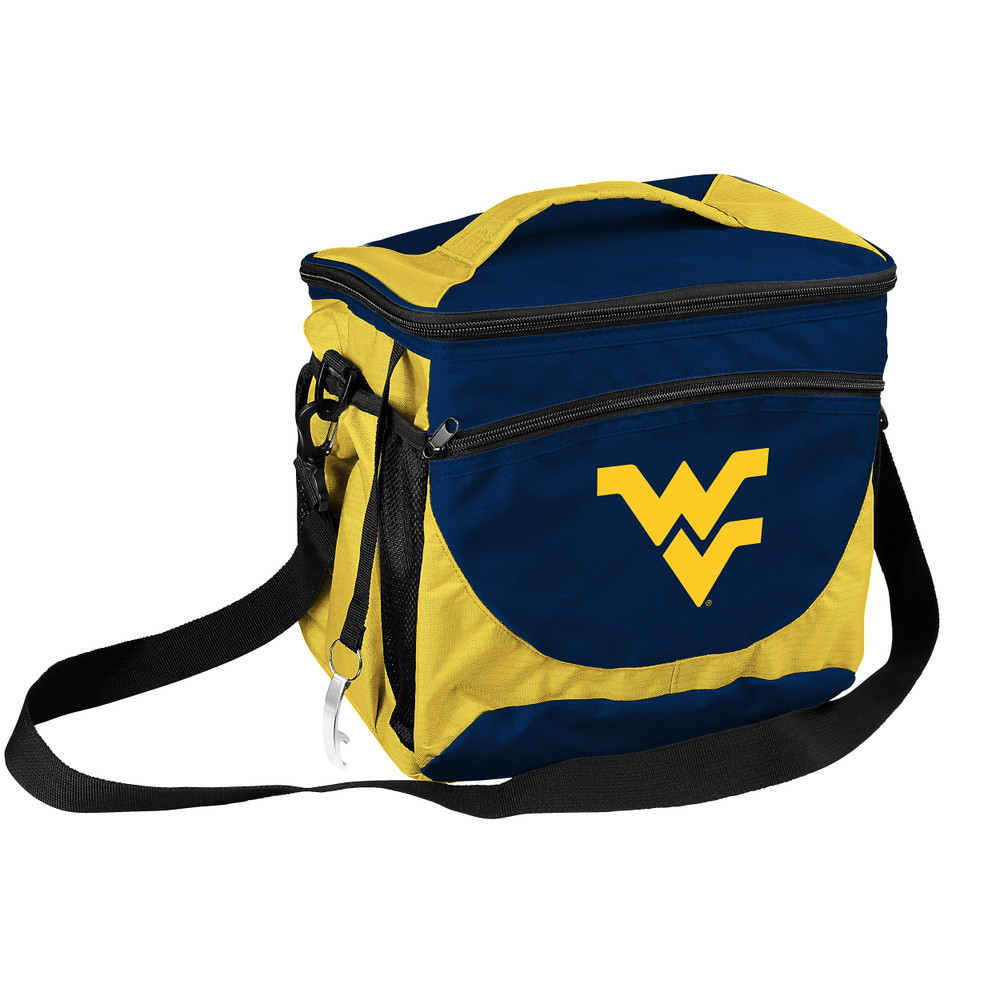 West Virginia Mountaineers 24 Can Cooler | Logo Brands | 239-63