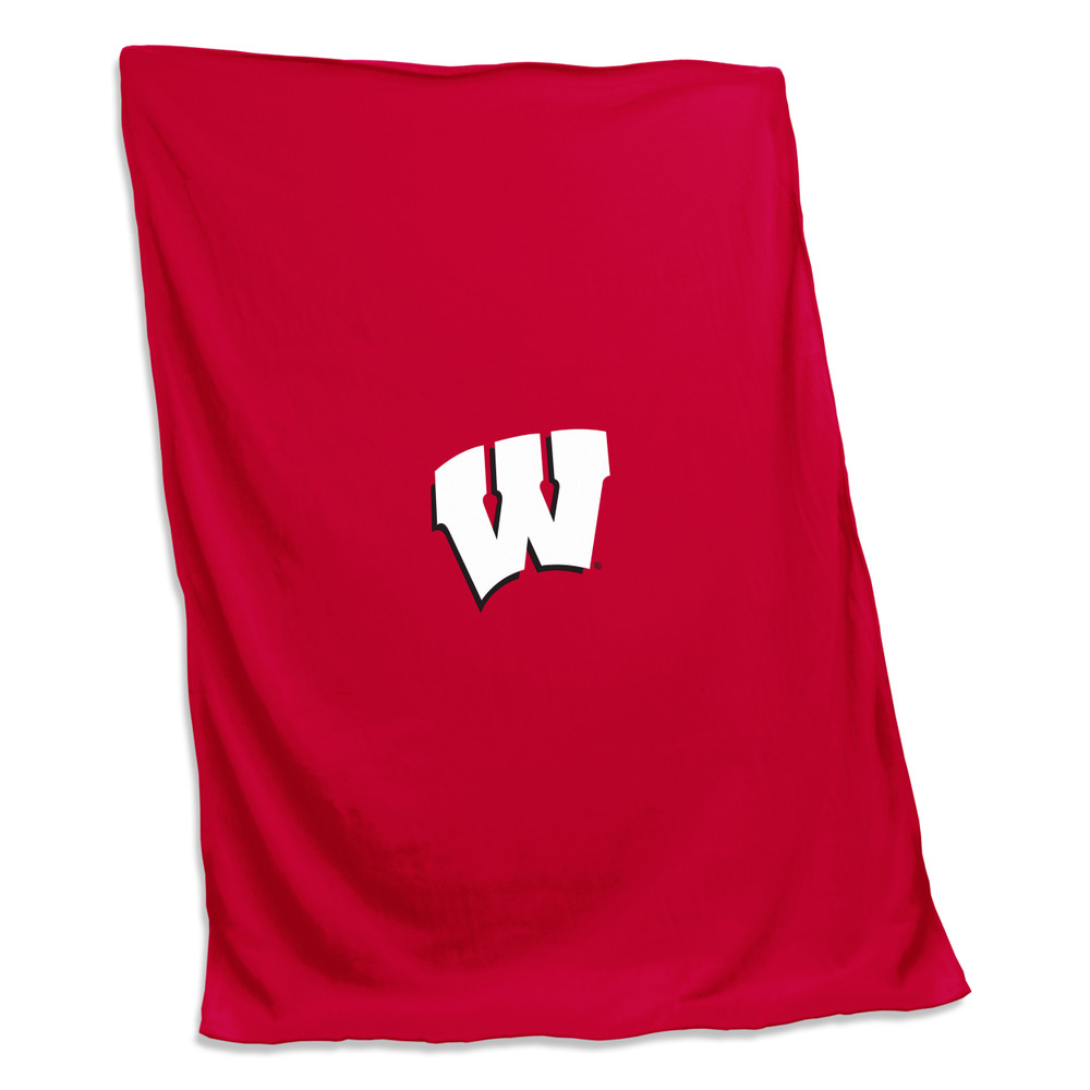 Wisconsin Badgers Sweatshirt Blanket | Logo Brands |244-74