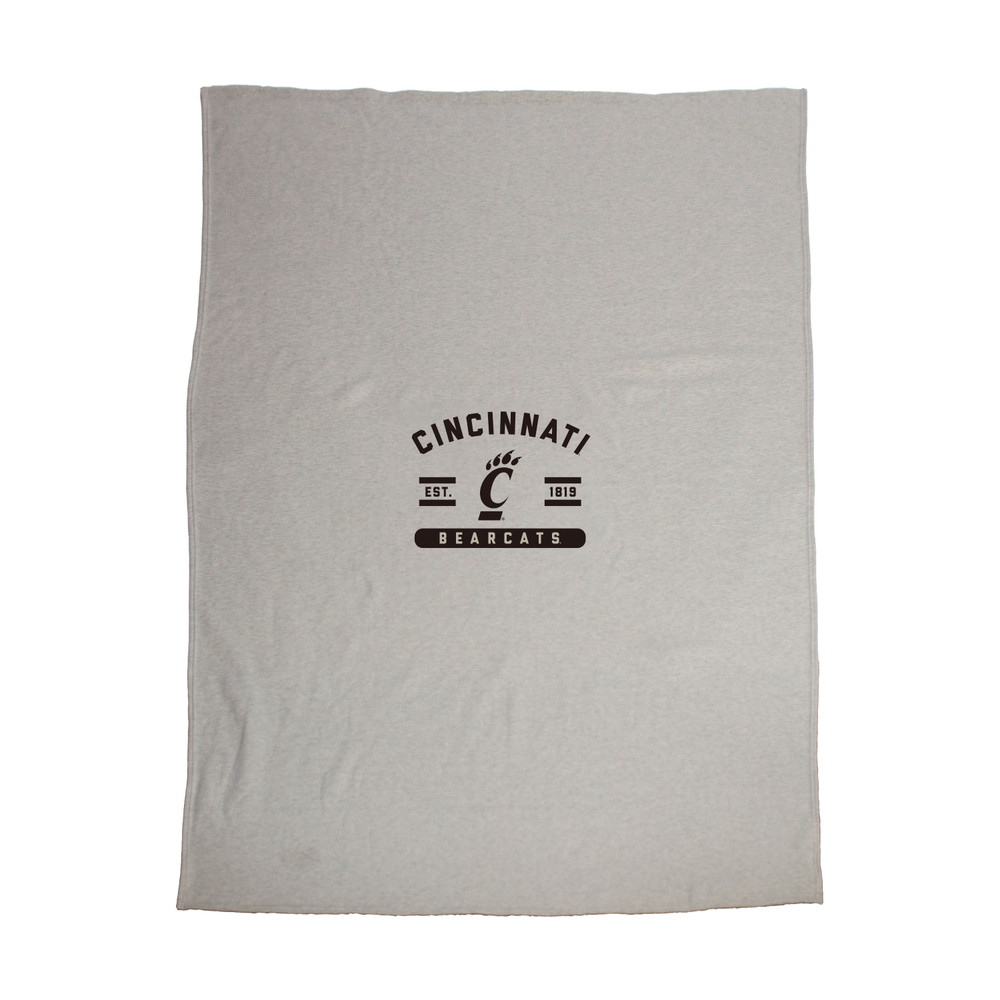 Cincinnati Bearcats Sublimated Sweatshirt Blanket | Logo Brands |121-74DS