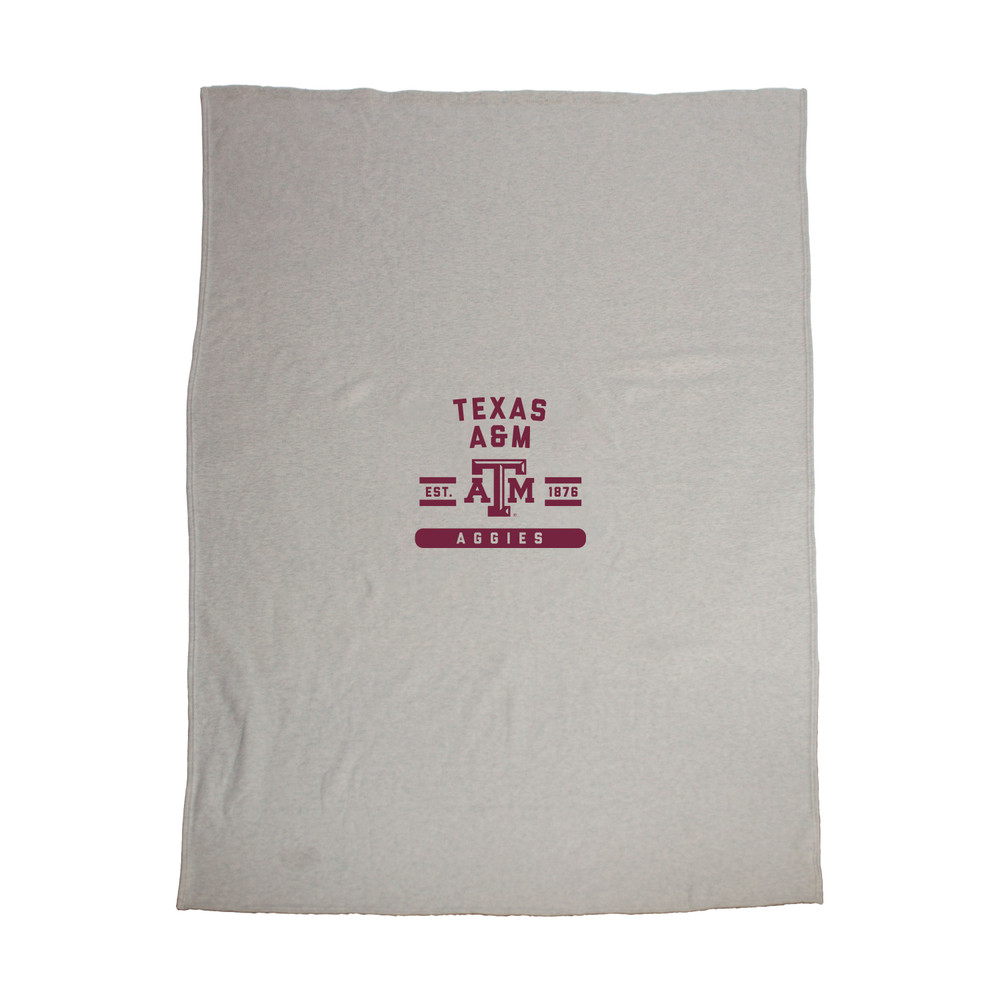 Texas A&M Aggies Sublimated Sweatshirt Blanket | Logo Brands |219-74DS