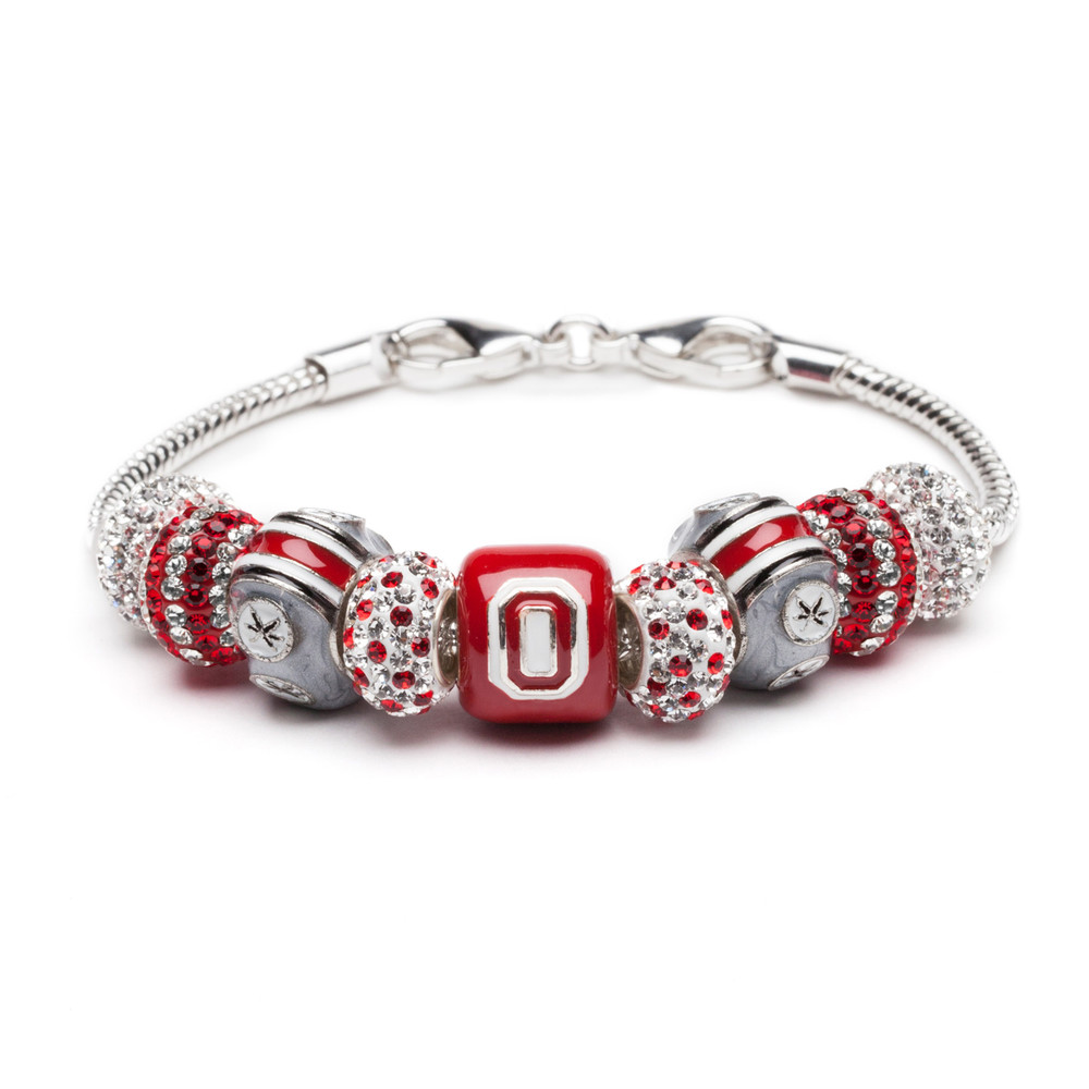 Ohio State Buckeyes "O" Charm Bracelet | Stone Armory | OH-OSU-SK054