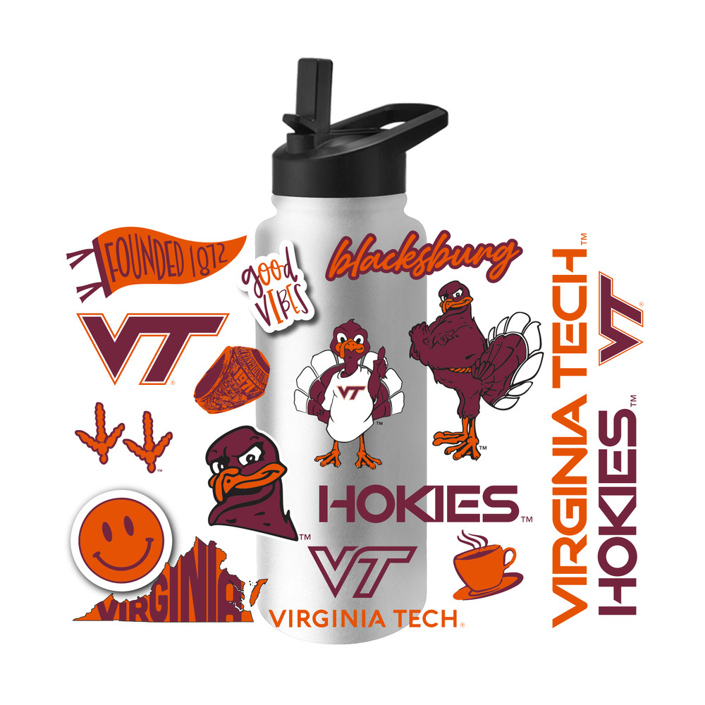 Virginia Tech Hokies Native Quencher Bottle | Logo Brands | 235-S34QB-63